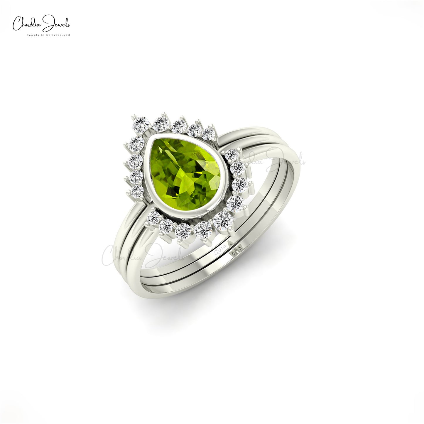 2.00ct Cushion Peridot and Diamond Halo Engagement Ring, August Birthstone  Ring,Cocktail Ring, Promise Ring White Gold, Rose Gold. Yellow